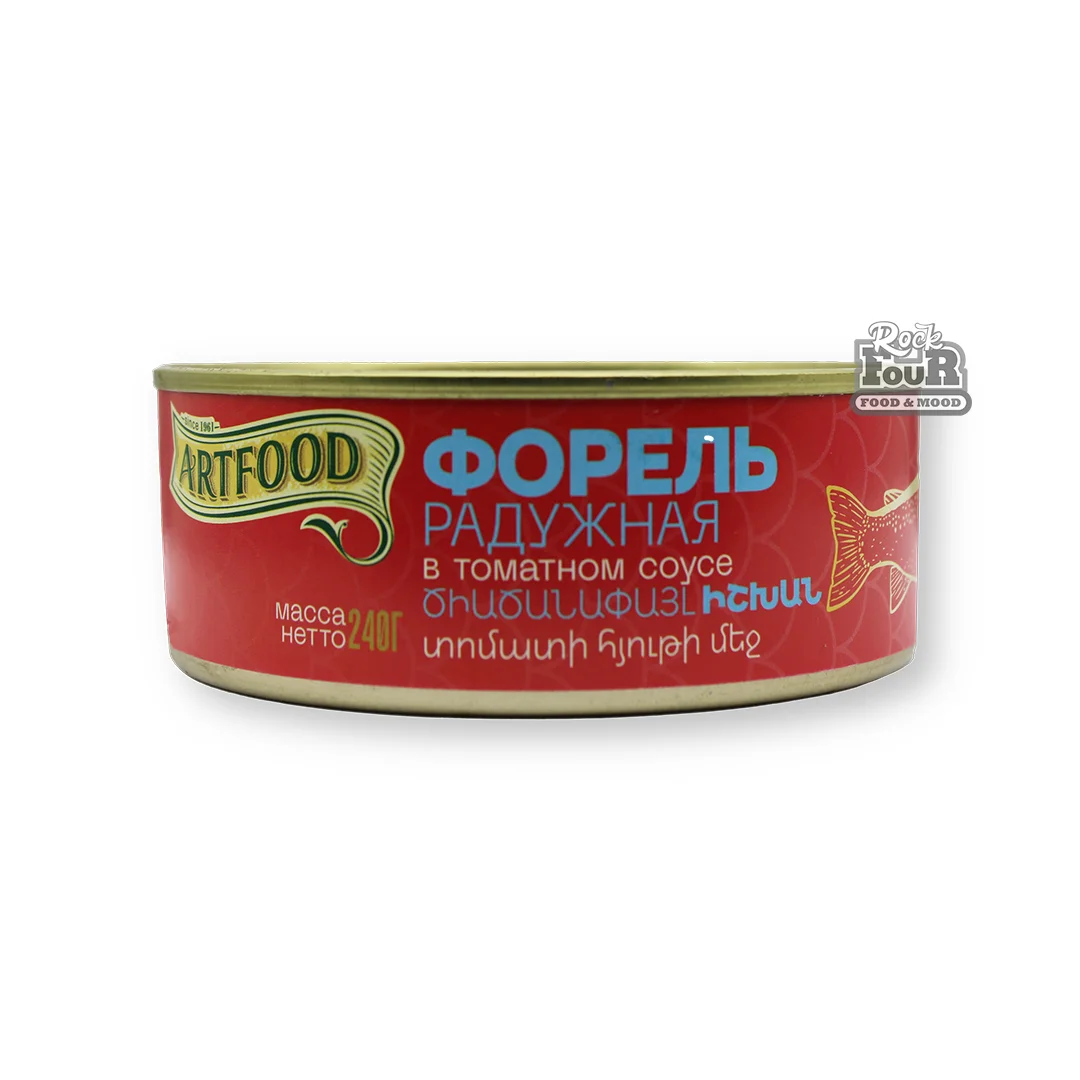 Trout "Artfood" in tomato sauce 240g
